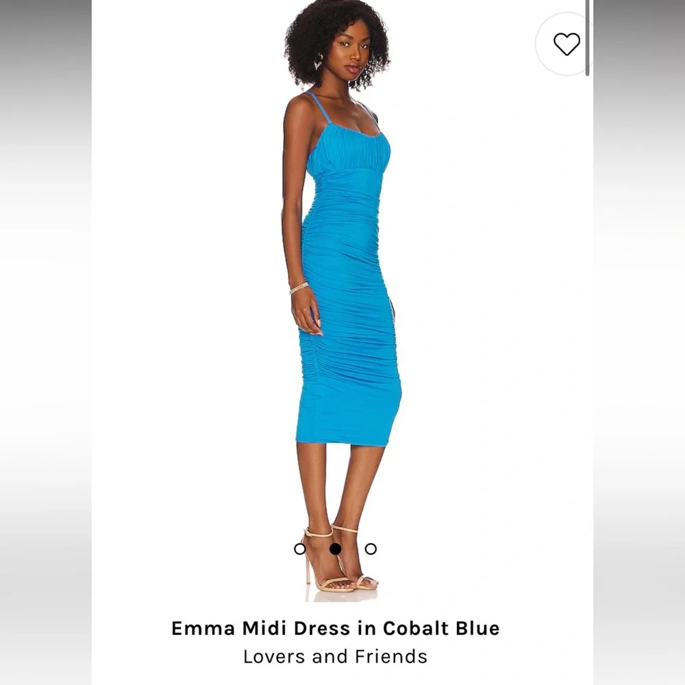NWT Revolve-Lovers & Friends-Emma Midi Dress - Picture 2 of 6